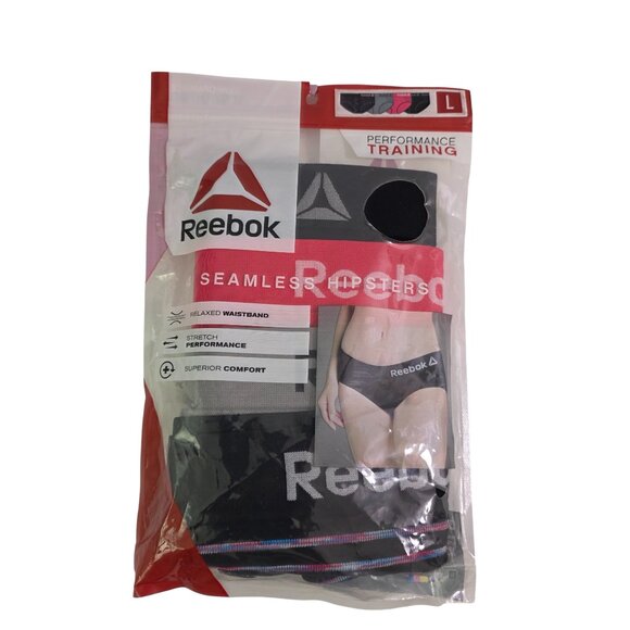Reebok Performance Training Seamless 4-Pack Hipster Panties – Size Large NEW! - Picture 4 of 7